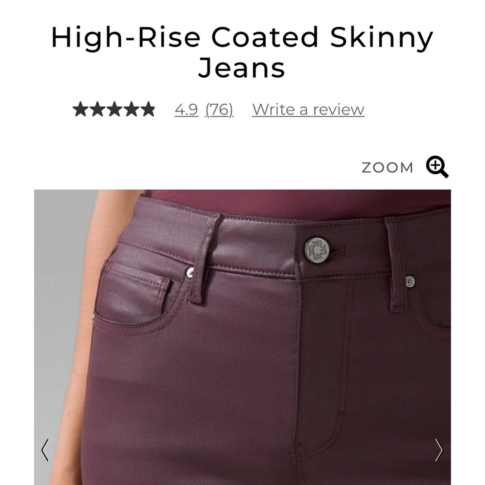 Womens White House Black Market- High Rise/Skinny